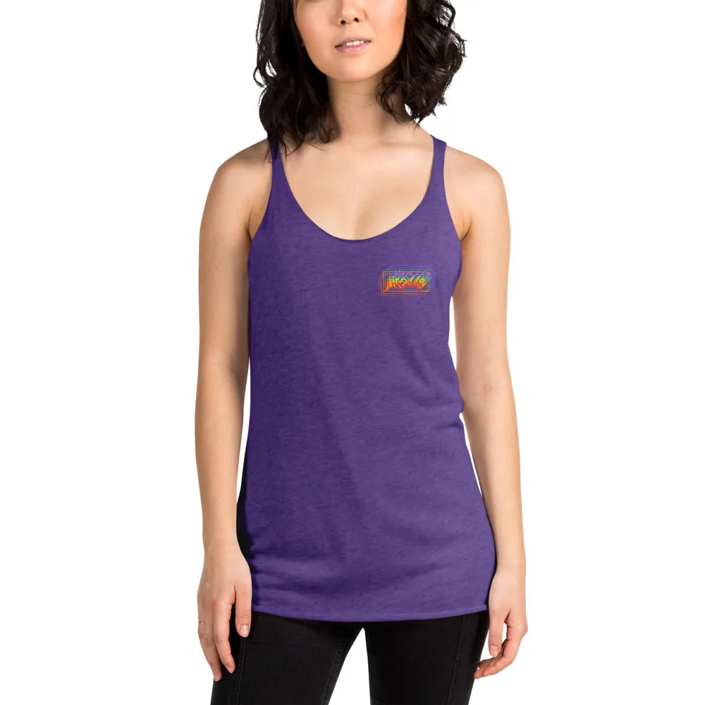 Women's Small Trippy Logo Women's Racerback Tank