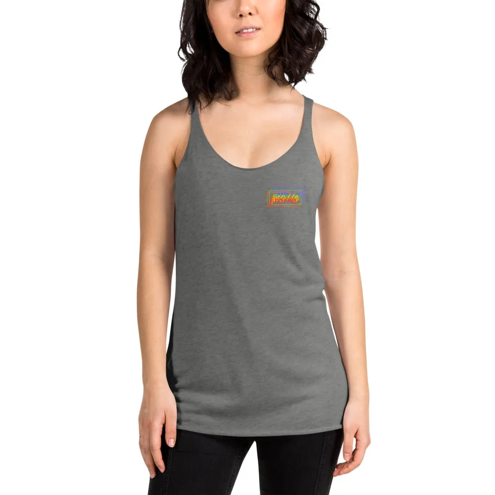 Women's Small Trippy Logo Women's Racerback Tank