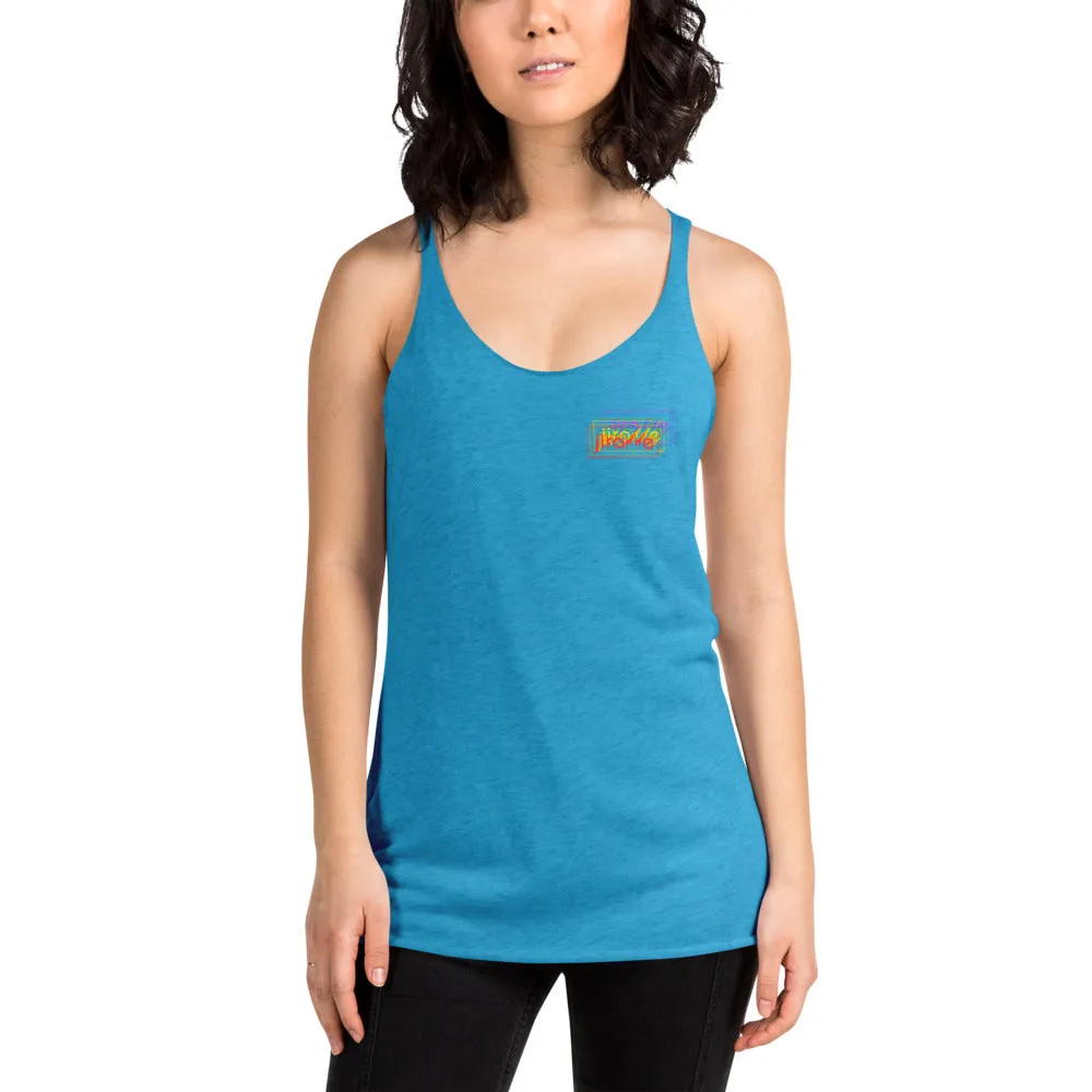 Women's Small Trippy Logo Women's Racerback Tank