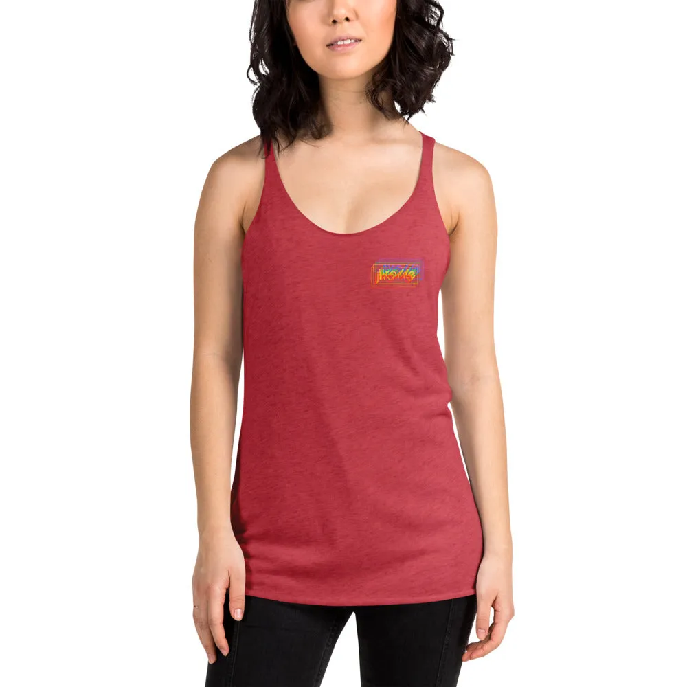 Women's Small Trippy Logo Women's Racerback Tank