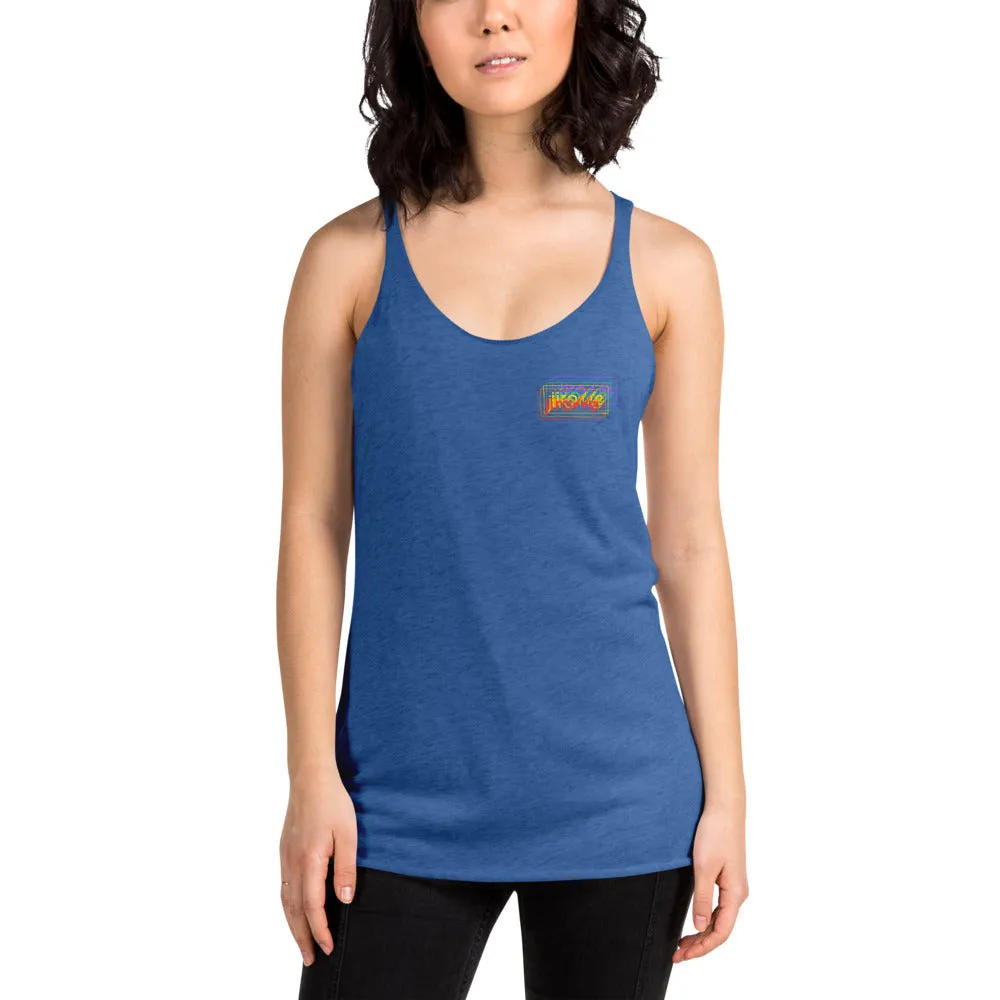 Women's Small Trippy Logo Women's Racerback Tank