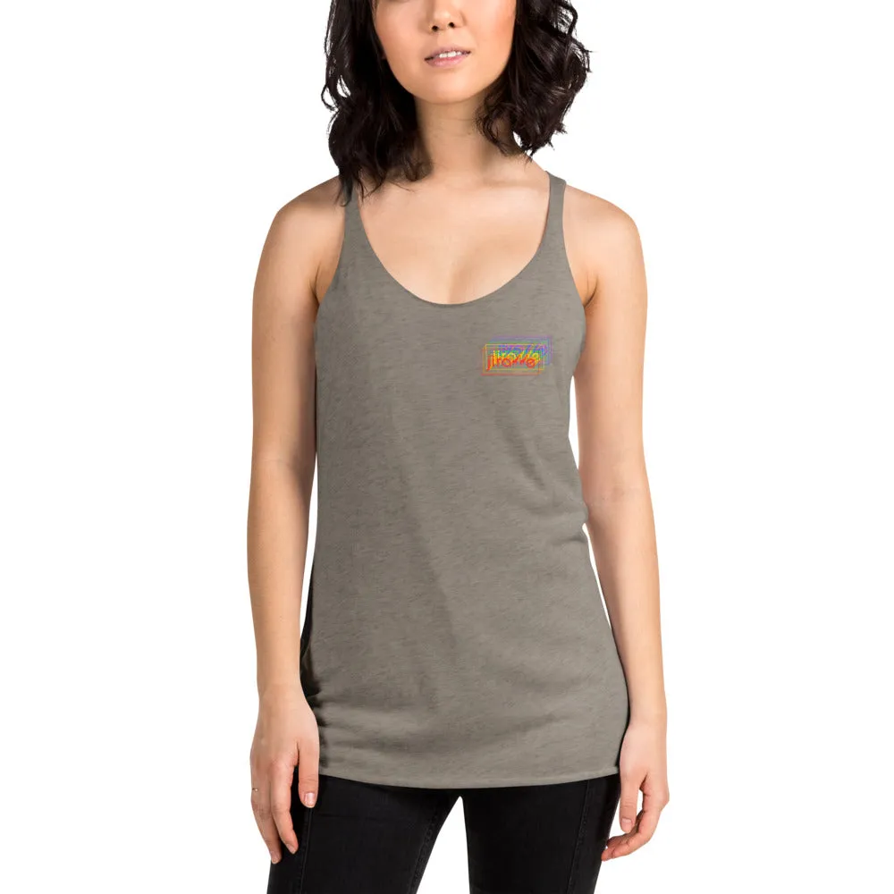 Women's Small Trippy Logo Women's Racerback Tank