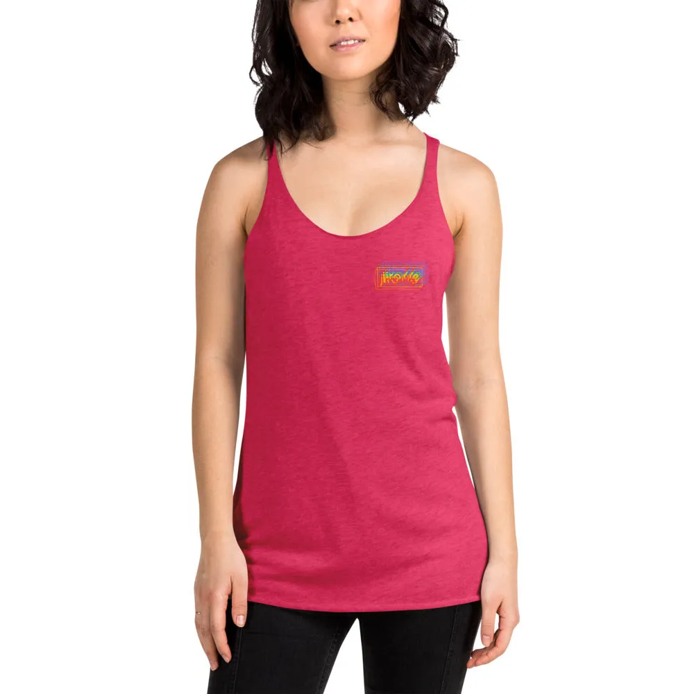 Women's Small Trippy Logo Women's Racerback Tank