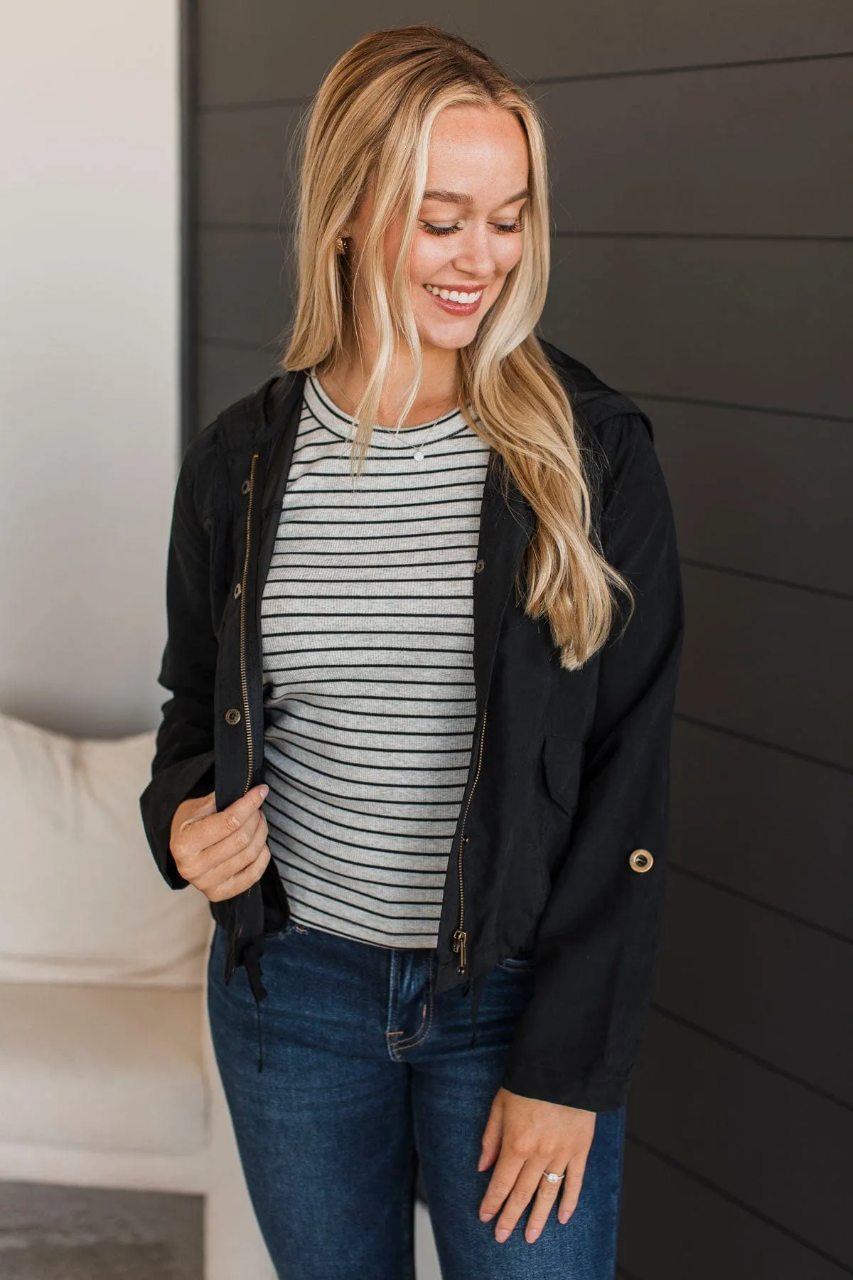 World Wide Adventure Lightweight Jacket- Black