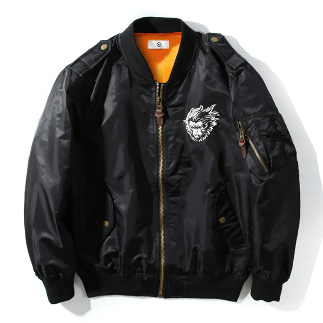 Wukong Monkey King Autumn Winter Bomber Jacket