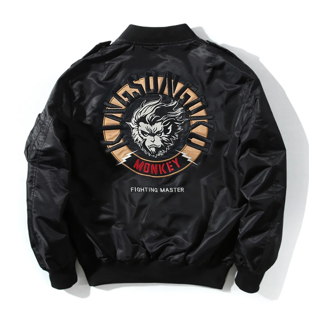 Wukong Monkey King Autumn Winter Bomber Jacket