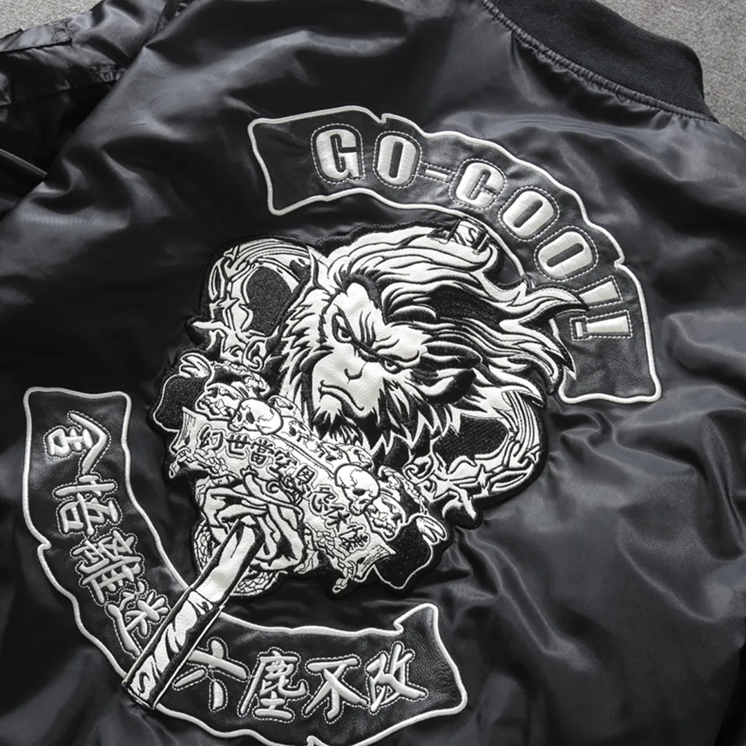 Wukong Monkey King Autumn Winter Bomber Jacket