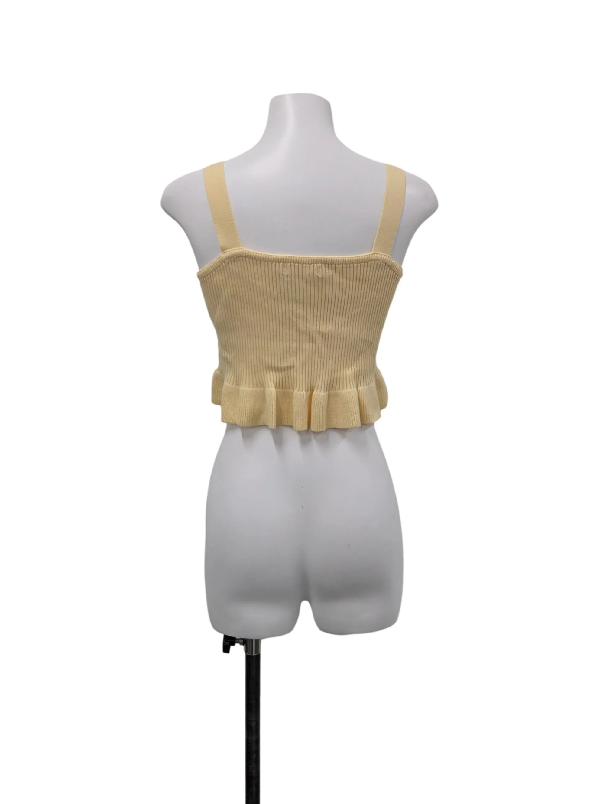 Yellow Sleeveless Top