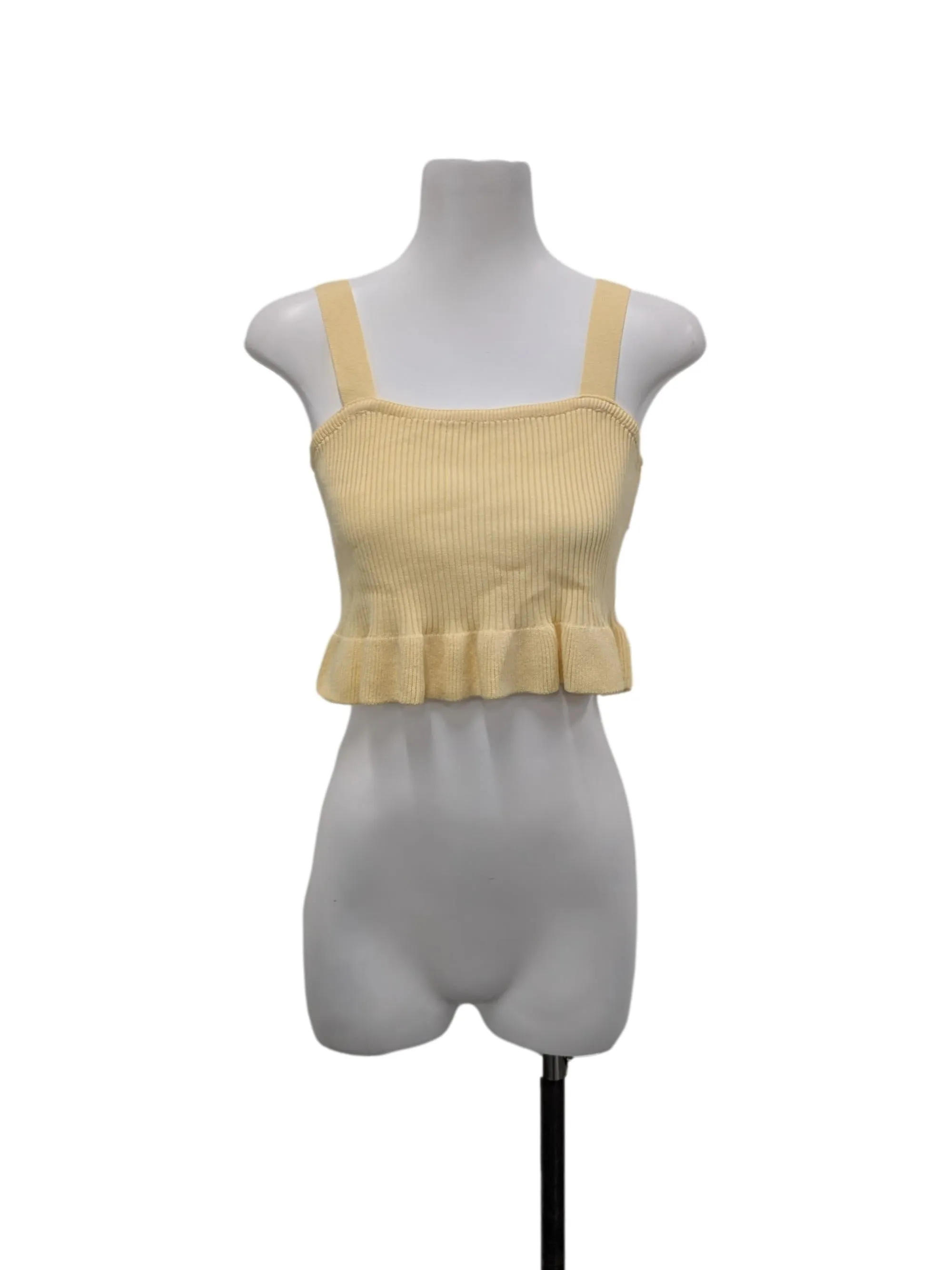 Yellow Sleeveless Top