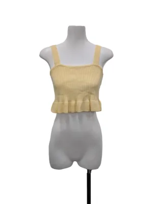 Yellow Sleeveless Top