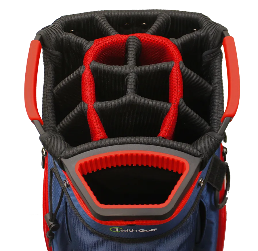 Z-100 15-way Cart Bag Black/Charcoal/Royal