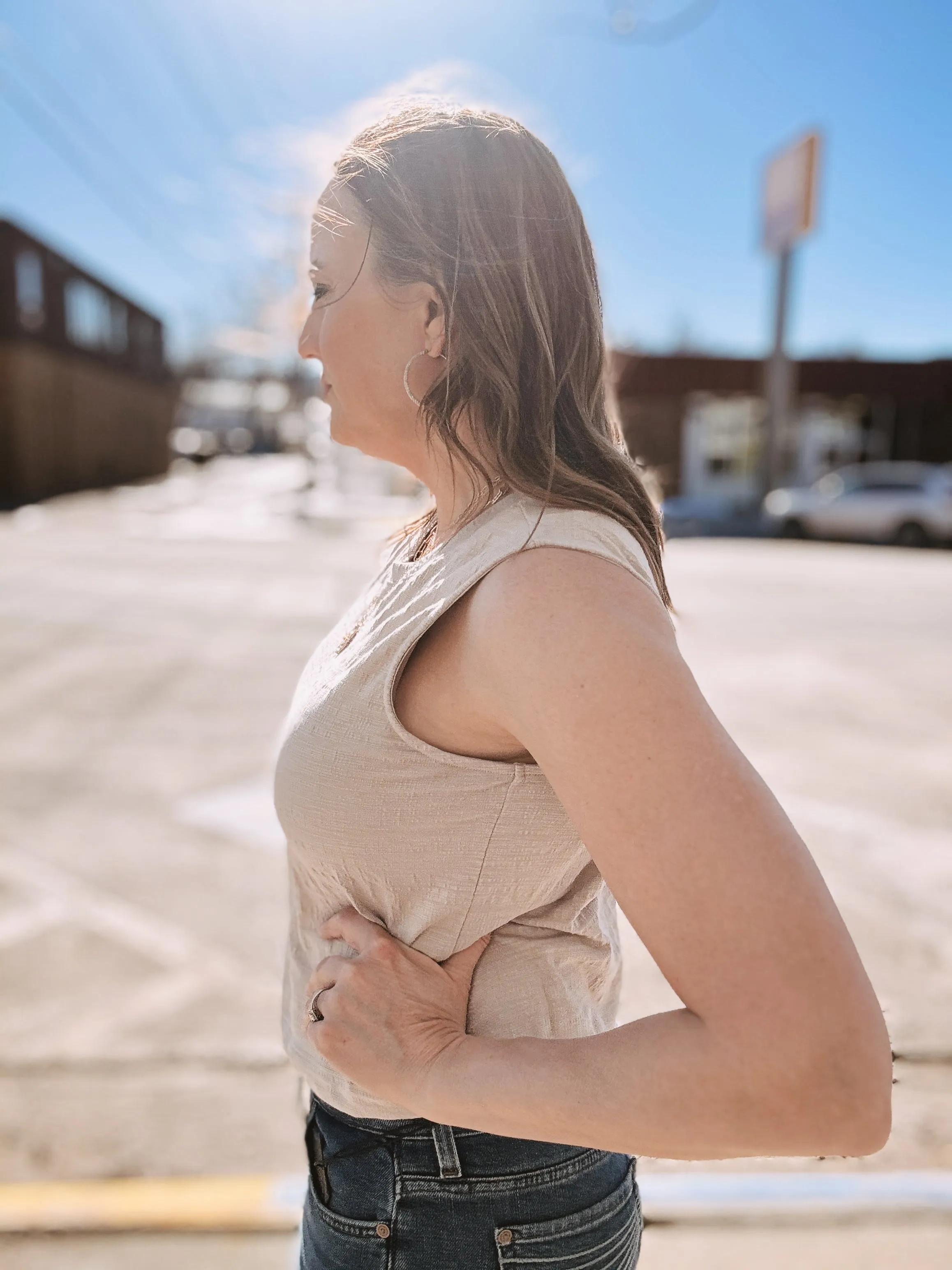 Z SUPPLY Sleeveless Sloane Top