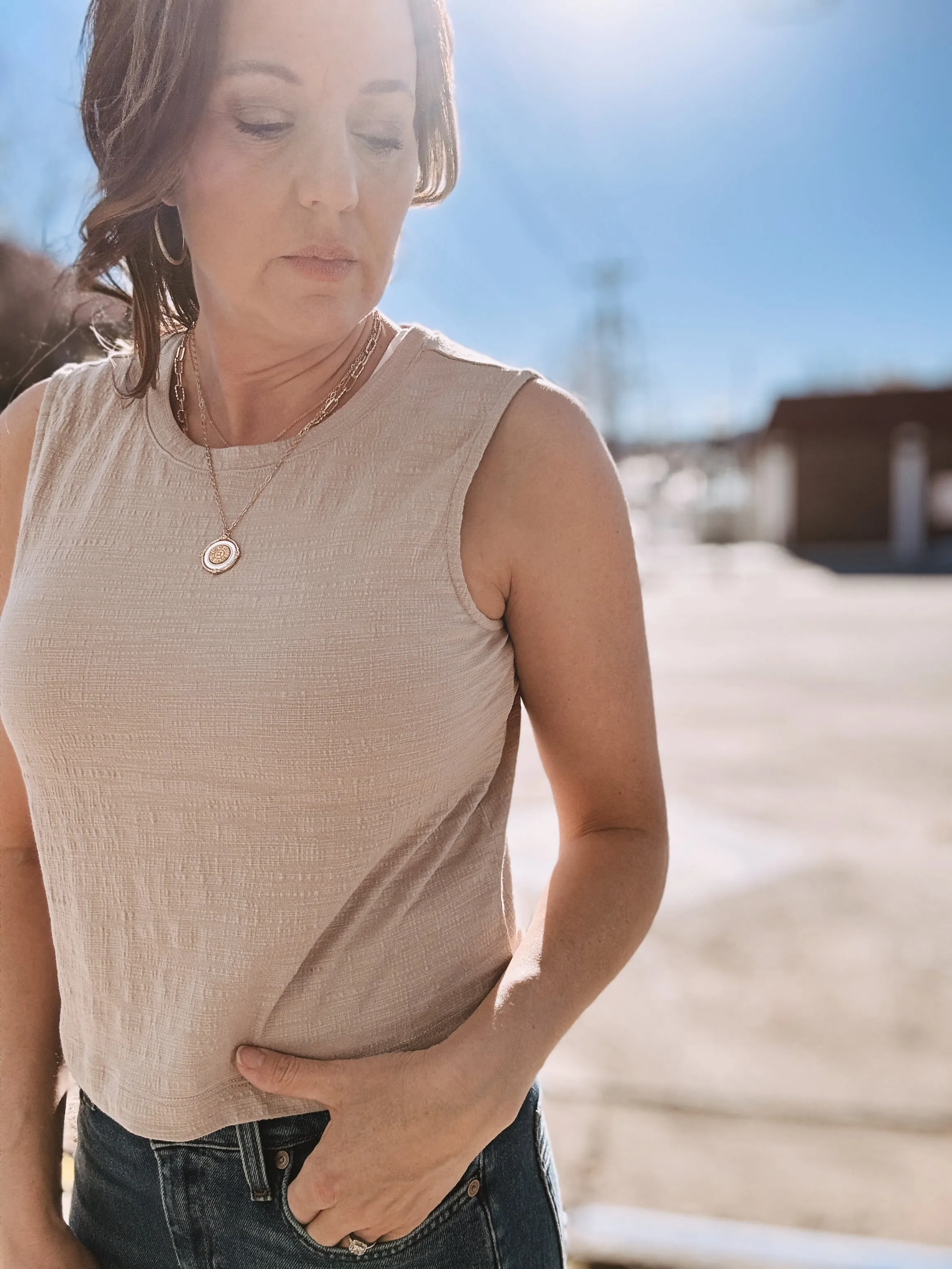 Z SUPPLY Sleeveless Sloane Top