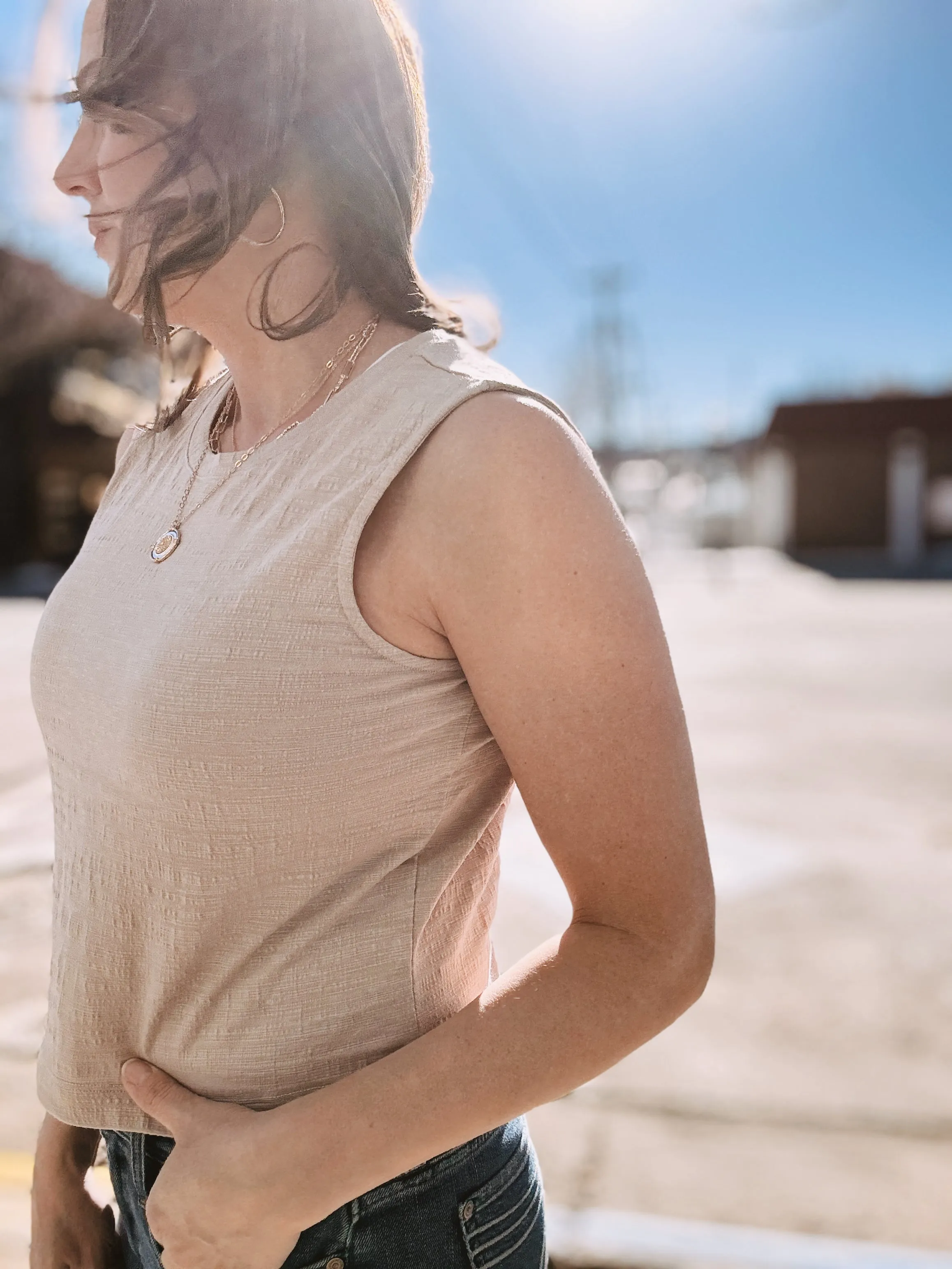 Z SUPPLY Sleeveless Sloane Top