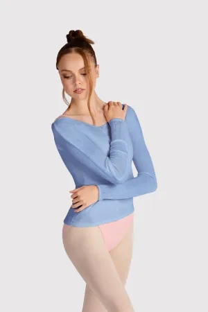 Z0105 - Bloch Kara Long Sleeve V Womens Top